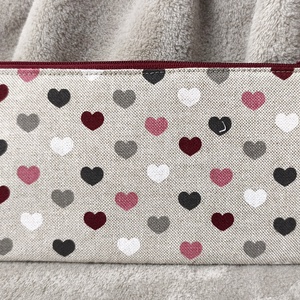 Szívecskés neszesszer, Táska & Tok, Neszesszer, Varrás, MESKA