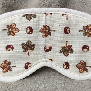 Szempihentető maszk, alvómaszk, világos vadgesztenyés , Szépségápolás, Arcápolás, Alvómaszk, szemmaszk, Varrás, MESKA