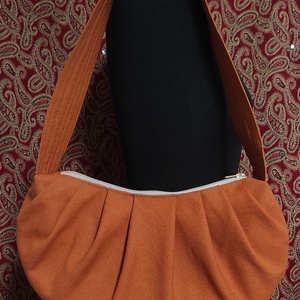 Kifli táska, narancssárga, Táska & Tok, Kézitáska & válltáska, Válltáska, Varrás, MESKA