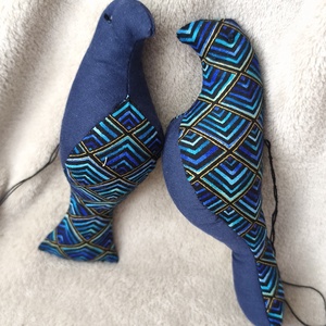 Boldogság Kék Madarai párban, Játék & Sport, Plüssállat & Játékfigura, Madár, Varrás, MESKA