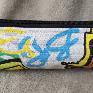 Tolltartó, graffiti , Otthon & Életmód, Papír, írószer, Tolltartó & Ceruzatekercs, Varrás, MESKA