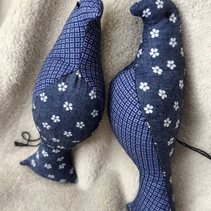 Boldogság Kék Madarai párban, Játék & Sport, Plüssállat & Játékfigura, Madár, Varrás, MESKA