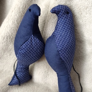 Boldogság Kék Madarai párban, Játék & Sport, Plüssállat & Játékfigura, Madár, Varrás, MESKA