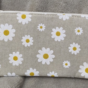 Margarétás közepes neszesszer, Táska & Tok, Neszesszer, Varrás, MESKA