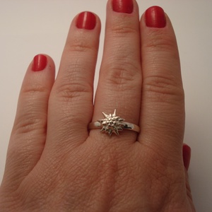 ezüst havasigyopár gyűrű ignoop részére -  - Meska.hu