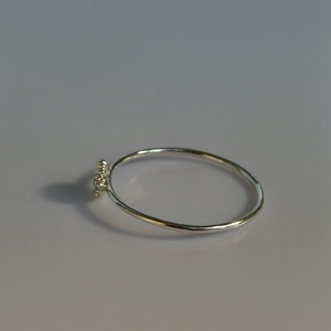 ezüstgyűrű zöld turmlin kővel  - ékszer - gyűrű - szoliter gyűrű - Meska.hu