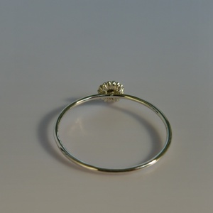 ezüstgyűrű zöld turmlin kővel  - ékszer - gyűrű - szoliter gyűrű - Meska.hu