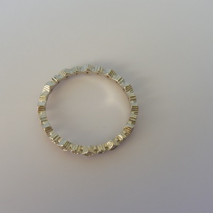 körbe köves ezüstgyűrű - esküvő - ékszer - karikagyűrű - Meska.hu