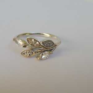  5 leveles cirkóniás ezüstgyűrű   , Ékszer, Gyűrű, Vékony gyűrű, Ékszerkészítés, Ötvös, MESKA