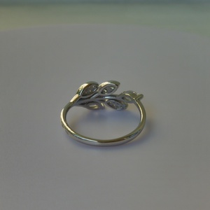  5 leveles cirkóniás ezüstgyűrű    - ékszer - gyűrű - vékony gyűrű - Meska.hu