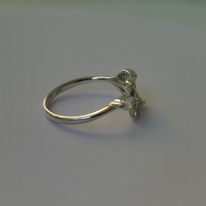  5 leveles cirkóniás ezüstgyűrű    - ékszer - gyűrű - vékony gyűrű - Meska.hu