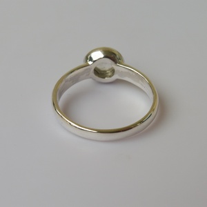 buttonos ezüstgyűrű holdkővel, Ékszer, Gyűrű, Statement gyűrű, Ékszerkészítés, Ötvös, MESKA