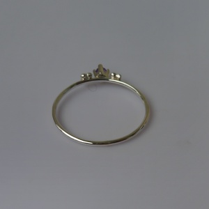 ezüstgyűrű ametiszttel és smaragdokkal - ékszer - gyűrű - szoliter gyűrű - Meska.hu