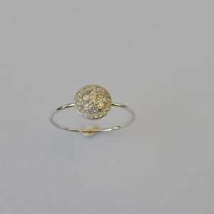 sokköves tárcsás ezüstgyűrű - Meska.hu