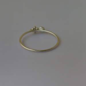 rubinos golyómintás ezüstgyűrű  - ékszer - gyűrű - szoliter gyűrű - Meska.hu