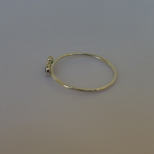 ezüstgyűrű smaragddal és zafírral - ékszer - gyűrű - szoliter gyűrű - Meska.hu