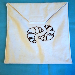 Snack bag ,szendvicstartó tasak Pul vízhatlan belsővel - táska & tok - uzsonna- & ebéd tartó - szendvics csomagoló - Meska.hu