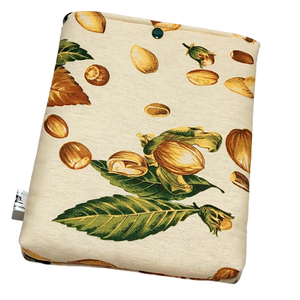 Bélelt könyvtartó,tablet tok -Dió,mogyoró - táska & tok - ebook & tablet tok - Meska.hu