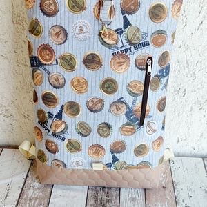 Roll-Top L-es hátizsák, hátitáska  - táska & tok - hátizsák - roll top hátizsák - Meska.hu