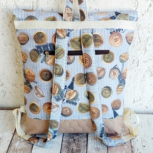 Roll-Top L-es hátizsák, hátitáska  - táska & tok - hátizsák - roll top hátizsák - Meska.hu