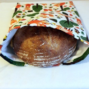 Nagyméretű  kenyeres zsák ,kenyér ,péksütemény tárolására - táska & tok - bevásárlás & shopper táska - kenyeres zsák - Meska.hu