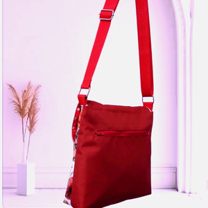 Prémium Pipacsos Vízálló Válltáska ,Crossbody , party táska - táska & tok - kézitáska & válltáska - vállon átvethető táska - Meska.hu