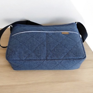 Steppelt, Farmerkék Vászon keresztpántos válltáska,crossbody - Crossbody  - táska & tok - kézitáska & válltáska - vállon átvethető táska - Meska.hu