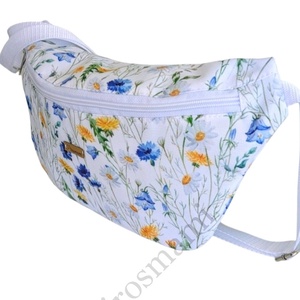 Nagyméretű,Vízálló Övtáska,Testtáska,válltáska,crossbody  Tavaszi rét , belső cipzáras zsebbel - táska & tok - övtáska - Meska.hu