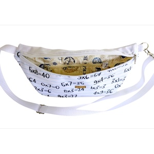 Vízálló Övtáska,Testtáska,válltáska,crossbody  Szorzótábla , belső cipzáras zsebbel - táska & tok - övtáska - Meska.hu