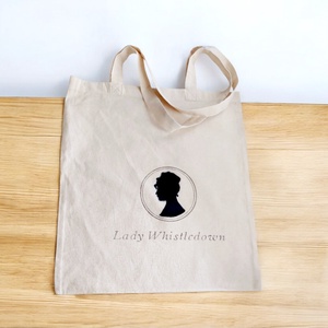 Lady Whistledown  Vászon shopper táska, szatyor , kézzel festett  - táska & tok - bevásárlás & shopper táska - shopper, textiltáska, szatyor - Meska.hu