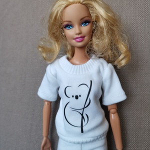 Barbie babaruha matricás póló - Meska.hu