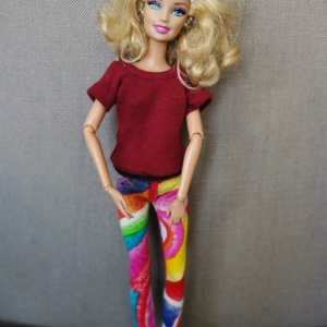 Barbie babaruha póló nadrággal, Játék & Sport, Baba & babaház, Babaruha, babakellék, Varrás, MESKA