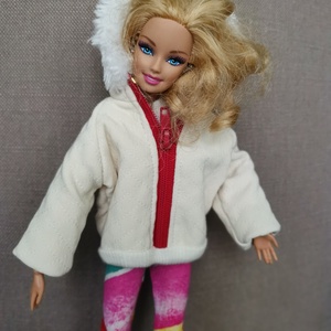 Barbie babaruha steppelt kabátka - játék & sport - baba & babaház - babaruha, babakellék - Meska.hu