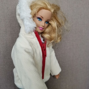 Barbie babaruha steppelt kabátka - játék & sport - baba & babaház - babaruha, babakellék - Meska.hu