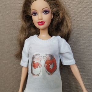 Barbie babaruha matricás póló - Meska.hu