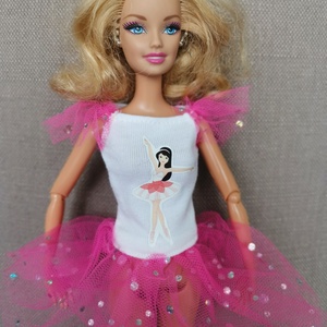 Barbie balerina ruha  - játék & sport - baba & babaház - babaruha, babakellék - Meska.hu