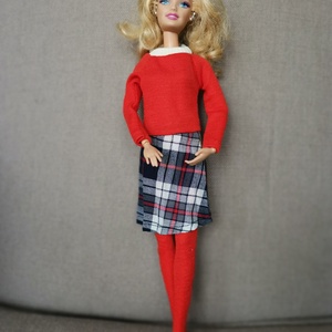Barbie babaruha harisnyával, Játék & Sport, Baba & babaház, Barbie ruhák, Varrás, MESKA