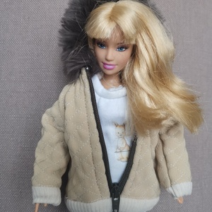 Barbie babaruha steppelt kabátka - Meska.hu