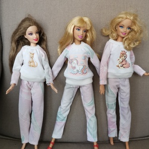 Barbie pizsama, Játék & Sport, Baba & babaház, Babaruha, babakellék, Varrás, MESKA