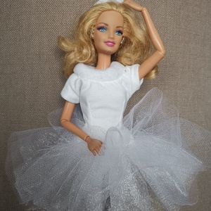 Barbie fehér balerinaruha - Meska.hu