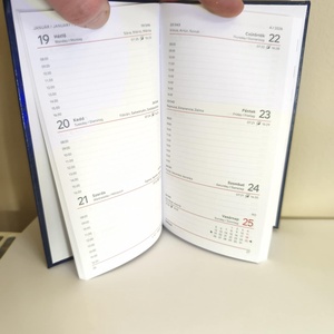 2026-os mandalás zsebnaptár kék alapon kék díszítéssel (kézzel festve) - otthon & életmód - papír, írószer - naptár & tervező - Meska.hu