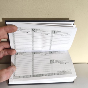 2026-os mandalás zsebnaptár szürke alappal (kézzel festve) - otthon & életmód - papír, írószer - naptár & tervező - Meska.hu