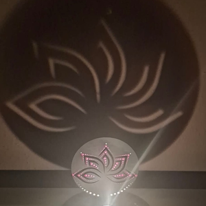 Lótusz árnyéklámpa - 12 cm - otthon & életmód - gyertya, illat, aroma - mécses és mécsestartó - Meska.hu