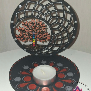 Életfa árnyéklámpa - 12 cm - Meska.hu