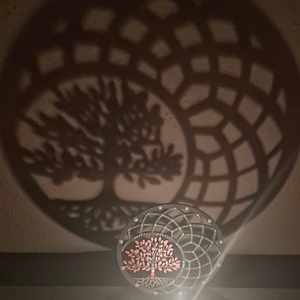 Életfa árnyéklámpa - 12 cm - otthon & életmód - gyertya, illat, aroma - mécses és mécsestartó - Meska.hu