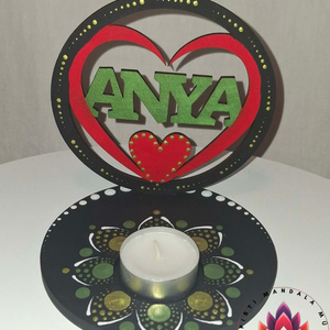 ANYA feliratos árnyéklámpa - 12 cm - Meska.hu