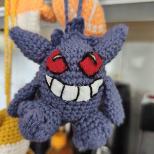Horgolt Gengar a Pokémonból - Meska.hu