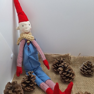Xmas Pixie 2025/01, Karácsony, Karácsonyi lakásdekoráció, Karácsonyi manók, figurák, Varrás, Kötés, MESKA