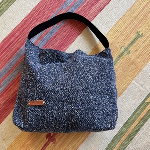 Kék köttött hatású táska, Táska & Tok, Kézitáska & válltáska, Válltáska, Varrás, MESKA