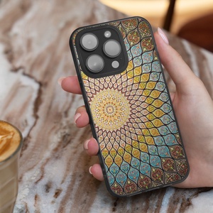 Türkiz, sárga, barna mandala  telefontok, Táska & Tok, Ebook & Tablet tok, Mindenmás, MESKA